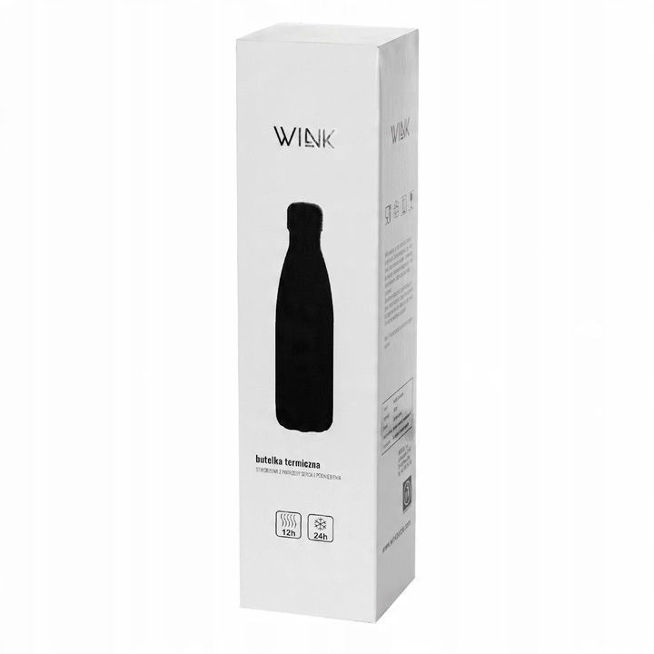 Butelka termiczna WINK ROYAL NAVY 750ml, bez BPA, 100% Szczelna