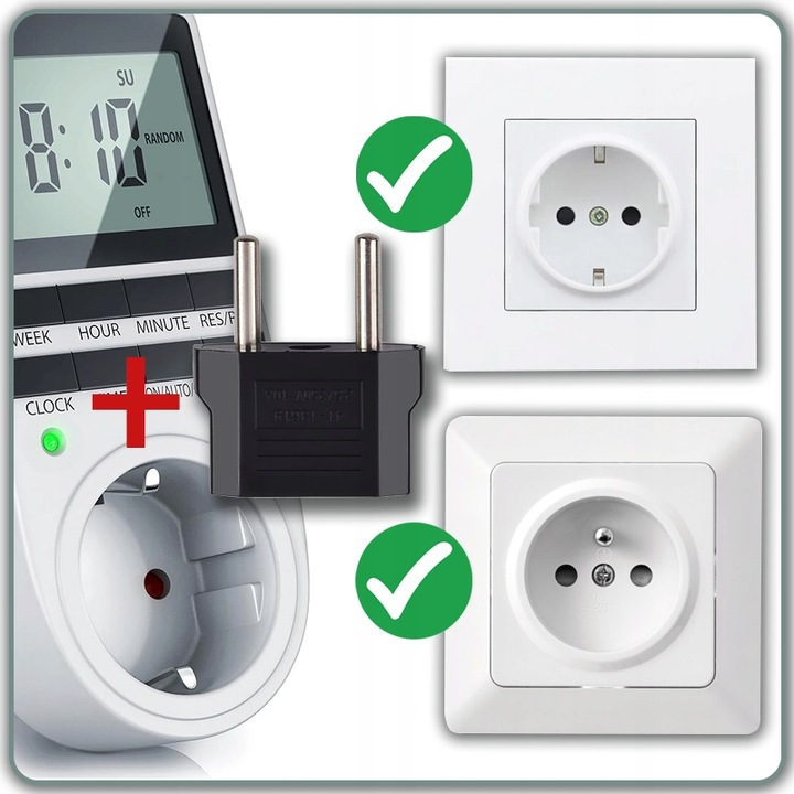 PROGRAMATOR CZASOWY TIMER WŁĄCZNIK WYŁĄCZNIK PRĄDU ENERGOOSZCZĘDNY CYFROWY