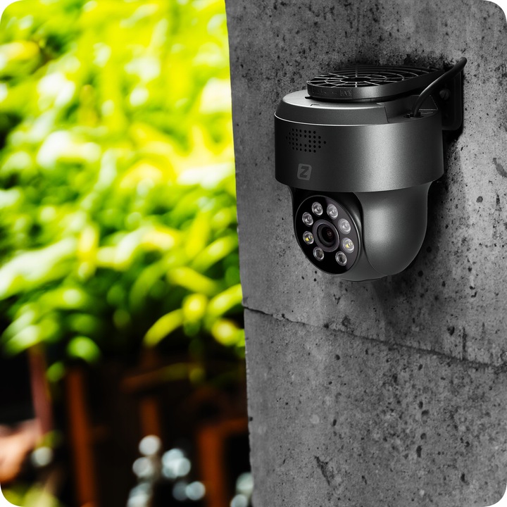 ZEWNĘTRZNA KAMERA OBROTOWA IP IKPW430CMV2 4MPx 4MP WiFi 4xZOOM SZARA