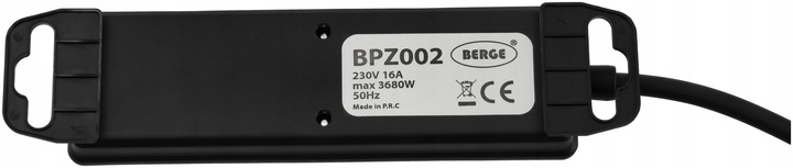 Przedłużacz Listwa Zasilająca 3 Gniazda 5m Wodoszczelny Z Wyłącznikiem IP44