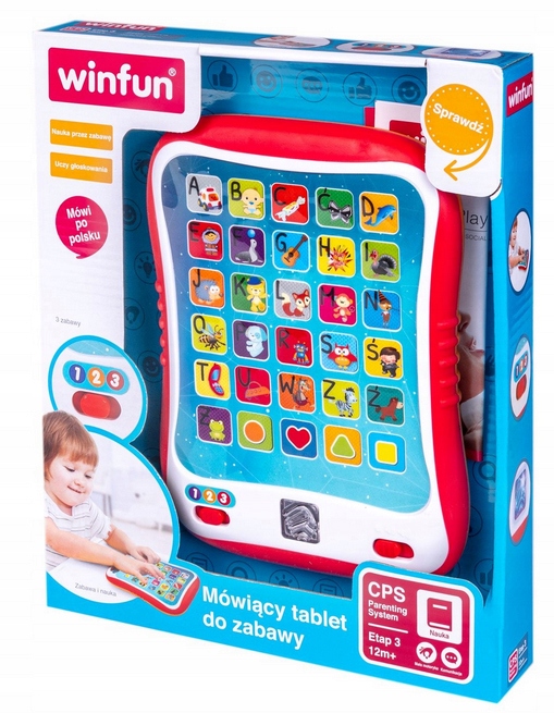 SMILY PLAY BYSTRY TABLET INTERAKTYWNY UCZY WINFUN