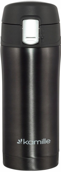 KUBEK TERMICZNY STALOWY TERMOS BIDON Z USTNIKIEM