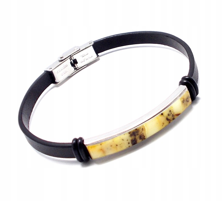 BRANSOLETKA Z BURSZTYNU