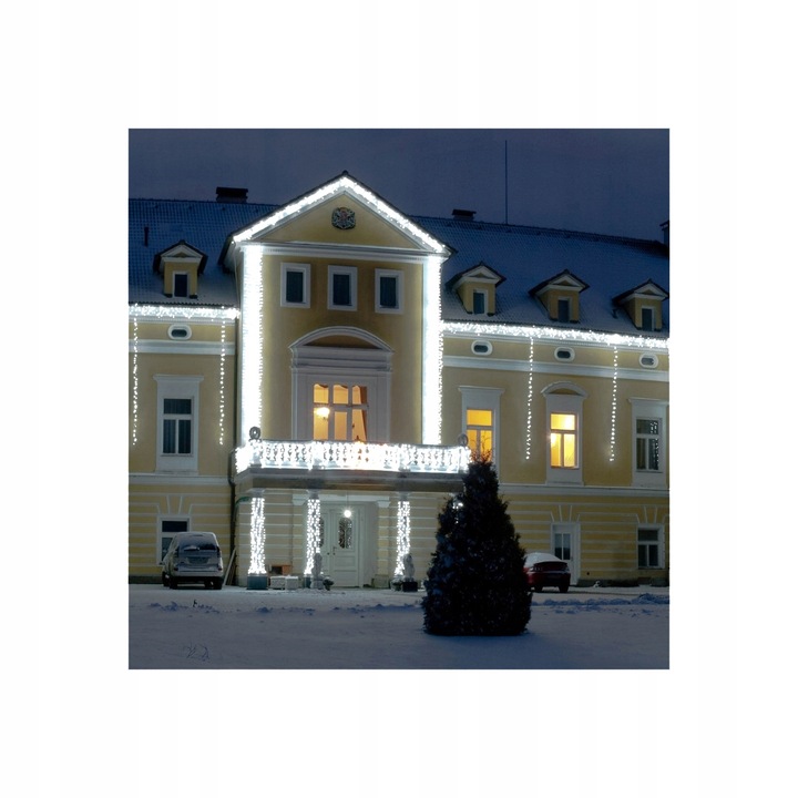 LAMPKI CHOINKOWE 50 METRÓW 100LED z programatorem 8 FUNKCJI światełka