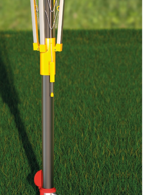 Podstawa słupa wkręcana do ziemi uniwersalna 68x550x1,8 Świder Kotwa