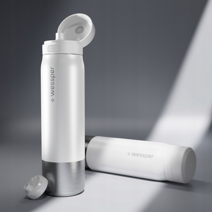 Butelka filtrująca stalowa bidon na wodę z filtrem WESSPER B2 ACTITEX 1l