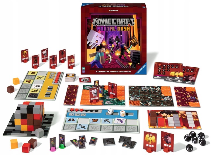 Gra planszowa RAVENSBURGER Minecraft Portal Dash