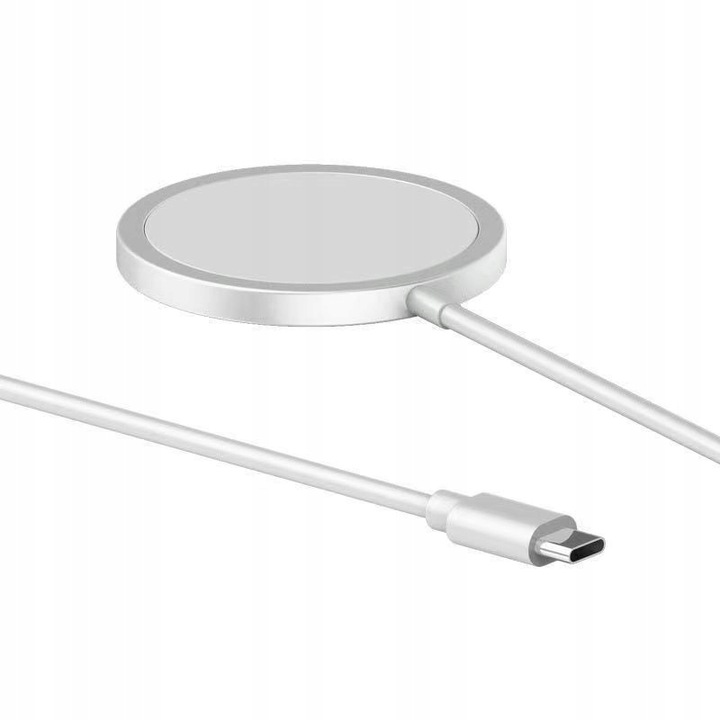ŁADOWARKA MAGSAFE INDUKCYJNA DO IPHONE 11 12 13 14 15 QI TYP C SIECIOWA 15W