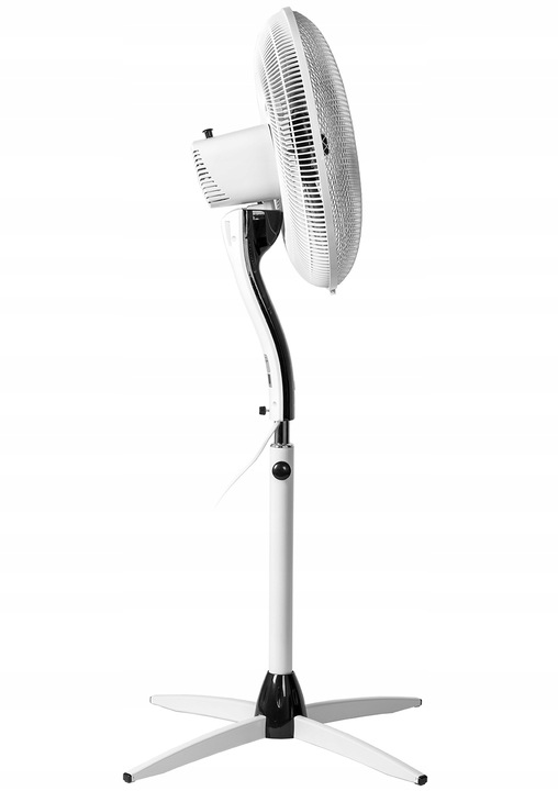 CICHY MOCNY WENTYLATOR WIATRAK PODŁOGOWY BLAUPUNKT ASF701 40dB 55W PILOT