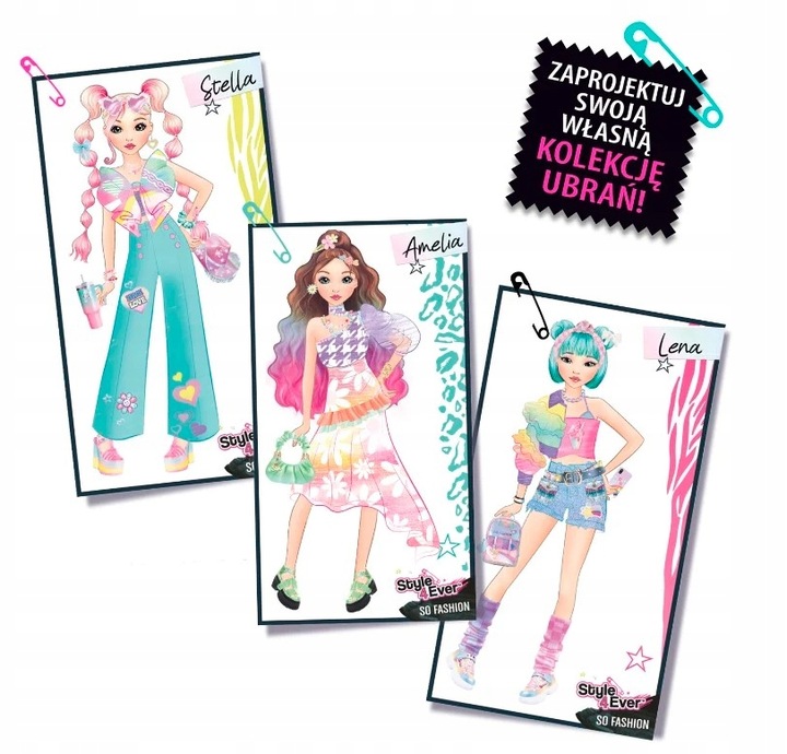 PROJEKT MODA ZESTAW KREATYWNY PODŚWIETLANA TABLICA DO PROJEKTOWANIA EPEE