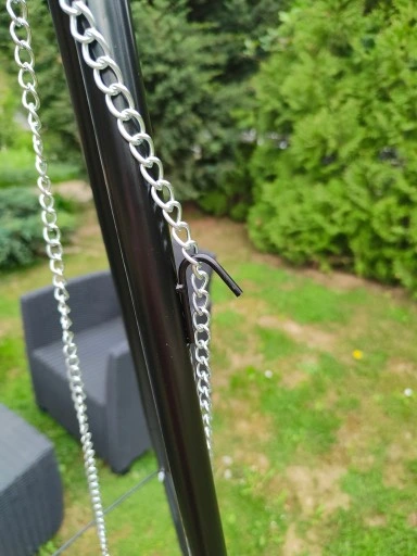 GRILL WISZĄCY OGRODOWY REGUL TRÓJNÓG PALENISKO 3W1