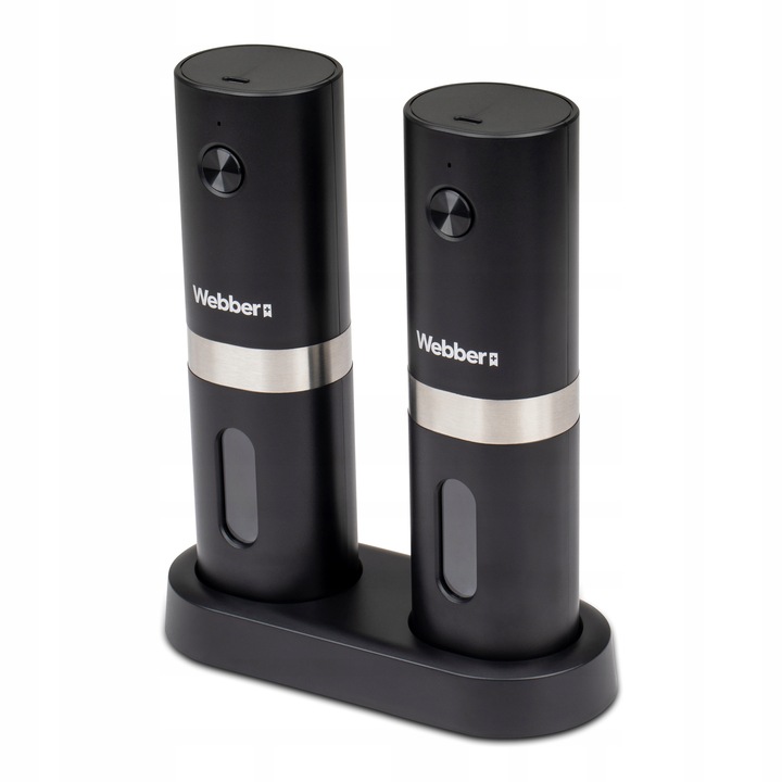 MŁYNEK DO PIEPRZU I SOLI ELEKTRYCZNY AKUMULATOROWY USB MŁYNEK DO SOLI 2 SZT