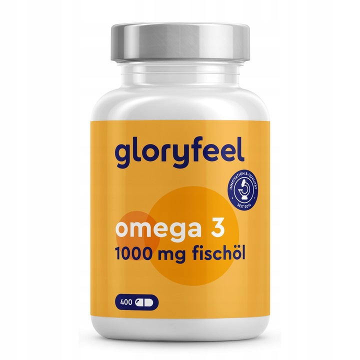 OMEGA 3 DHA EPA W WYSOKICH DAWKACH 1000mg na dawkę 400 kapsułek gloryfeel