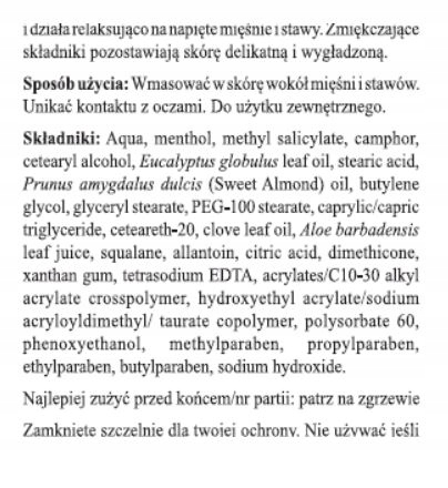 Nature's Sunshine Tei Fu NSP Balsam do masażu mięśnie stawy 118,3ml