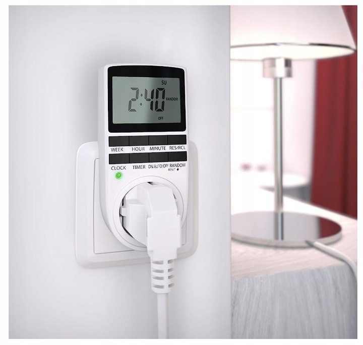 PROGRAMATOR CZASOWY WŁĄCZNIK WYŁĄCZNIK LCD