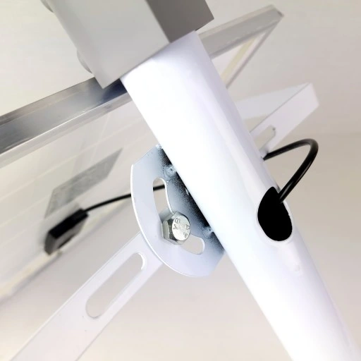 Mocna lampa solarna uliczna 358 LED PANEL SOLARNY+UCHWYT IP65 7000K PILOT