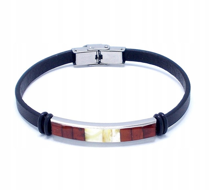 BRANSOLETKA Z BURSZTYNEM