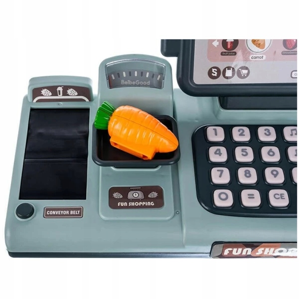 INTERAKTYWNA DUŻA KASA FISKALNA SKLEPOWA TAŚMA WAGA AKCESORIA MIKROFON