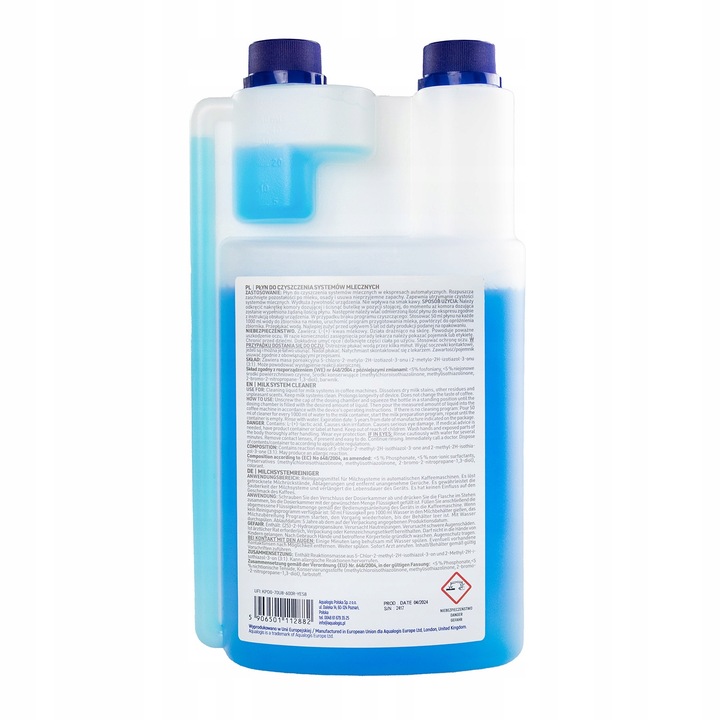 Płyn Czyszczący System Mleczny Do Ekspresu - Aqualogis Latteo 1litr
