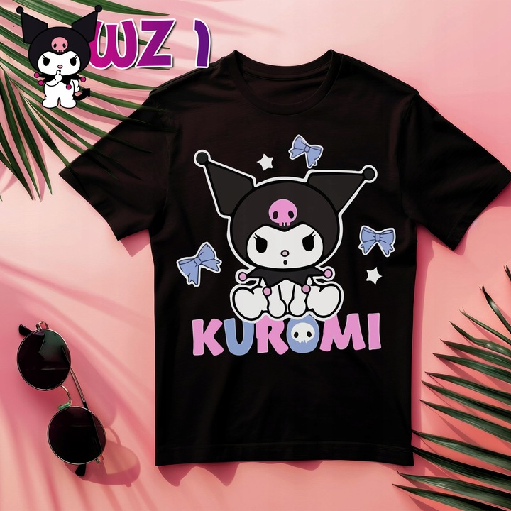 ZESTAW KOSZULKA KUBEK IMIĘ KUROMI ONEGAI MY MELODY PREZENT URODZINY MIKOŁAJ
