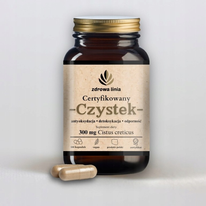 Czystek 300 Mg Kreteński Vegan 100 Szt