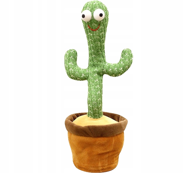 ŚPIEWAJĄCY TAŃCZĄCY KAKTUS WESOŁY POWTARZA ZABAWKI