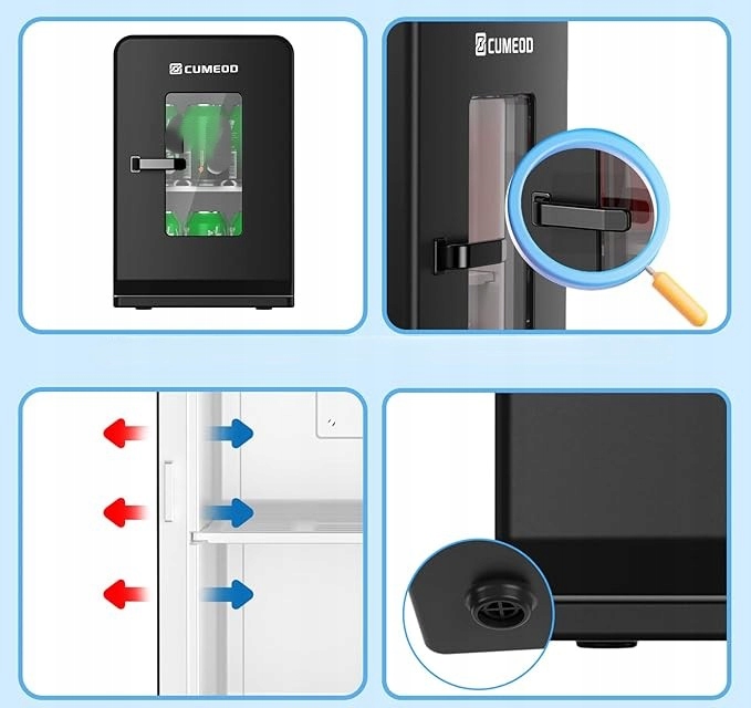 MINI LODÓWKA DO DOMI I SAMOCHODU CUMEOD 15 LITRÓW CIEPŁO ZIMNO