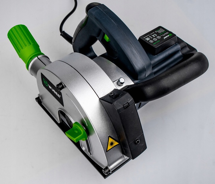 BRUZDOWNICA DO BETONU LASER 2 TARCZE WALIZKA 3100W WUBER