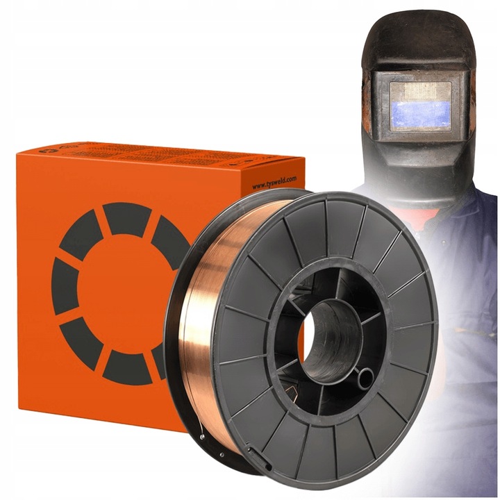 Nierdzewny drut spawalniczy 0.8 mm SG2 TYSWELD 3Si1 5 kg do migomatu