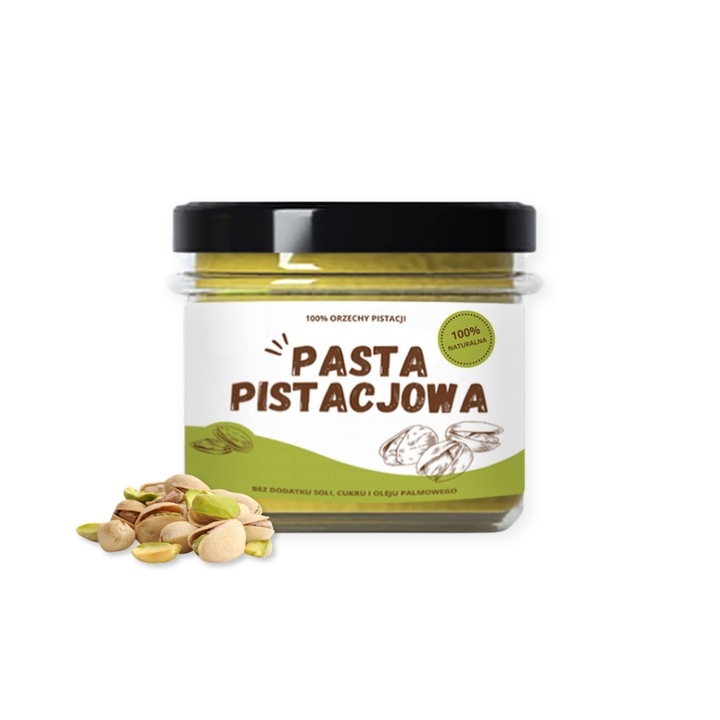 PASTA PISTACJOWA Krem z pistacji Vitafarm 100% naturalna 200g