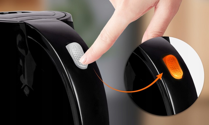 CZAJNIK ELEKTRYCZNY BEZPRZEWODOWY ELDOM CICHY ENERGOOSZCZĘDNY Czarny 1,8L