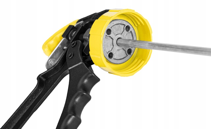 Pistolet wyciskacz do silikonu mas kiełbas 600 ml Mocny Wytrzymały Bauhus