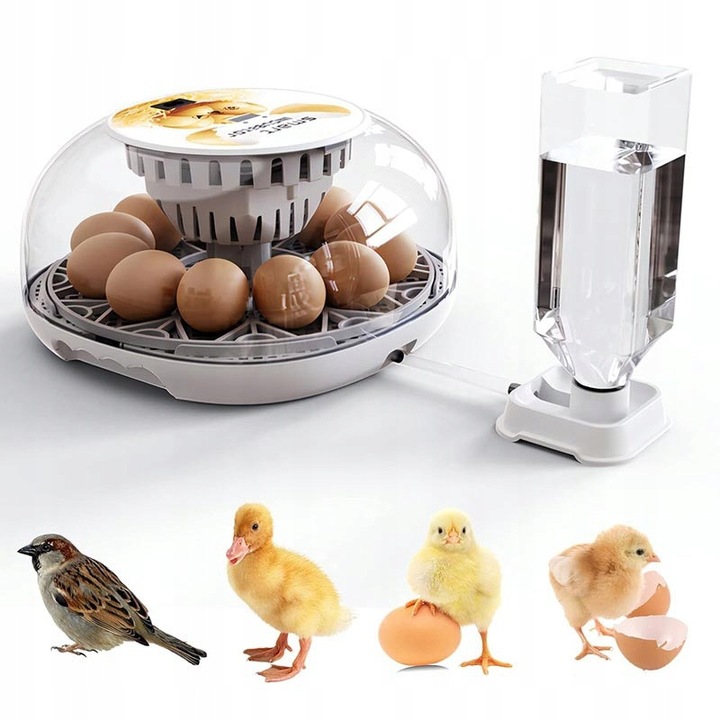 INKUBATOR DO JAJ AUTOMATYCZNY (12 JAJ) WYLĘGARKA KLUJNIK Z OBRACANIEM 35 W