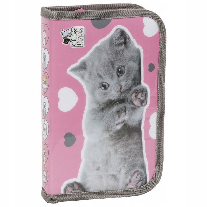 TORNISTER SZKOLNY DLA DZIEWCZYNKI Z KOTKAMI CLEO & FRANK KOTKI 3 części