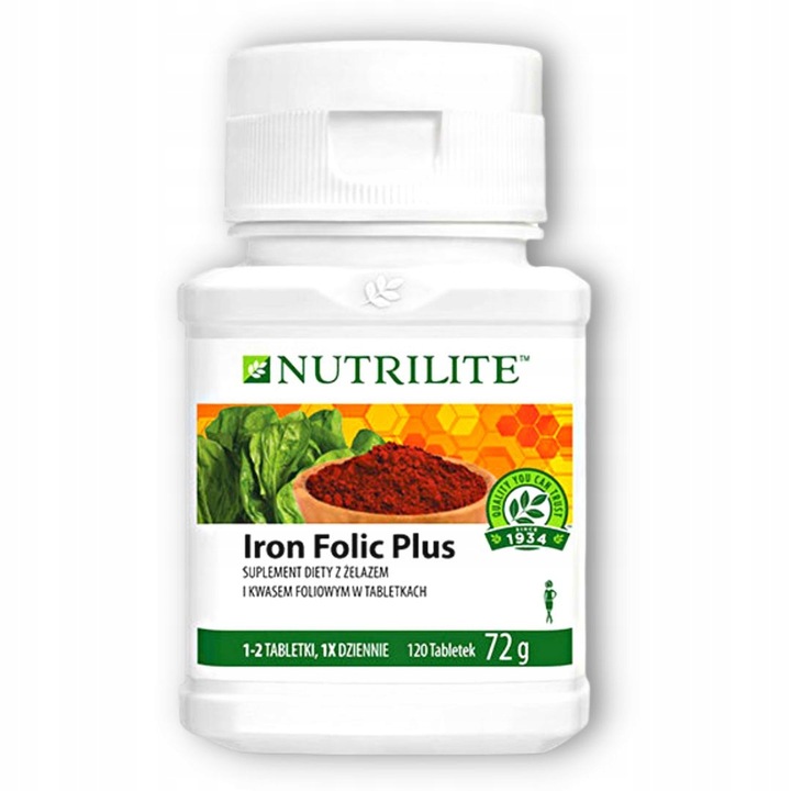 Amway Iron Folic Nutrilite Plus 120 tab.