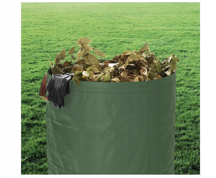 3x Worek na liście trawę Kosz Ogrodowy torba Pojemnik na Odpady 272l MOCNY