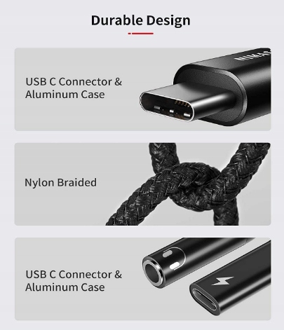 ADAPTER USB C JACK 3,5mm PD USB C 2W1 NIMASO