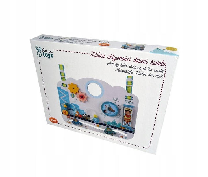 ADAM TOYS SENSORYCZNA TABLICA MANIPULACYJNA Dla Malucha Adam Toys