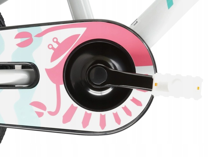 Rower dziecięcy 16" KROSS Mini 3.0 biały seledynowy R24