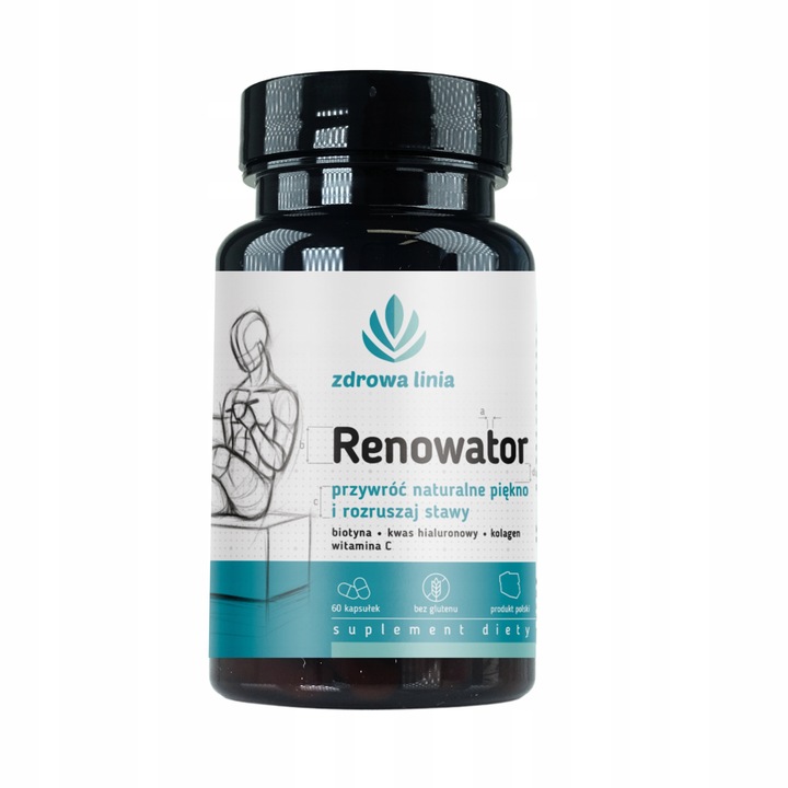 Renowator Kolagen Naticol kwas hialuronowy wit C na stawy skórę paznokcie