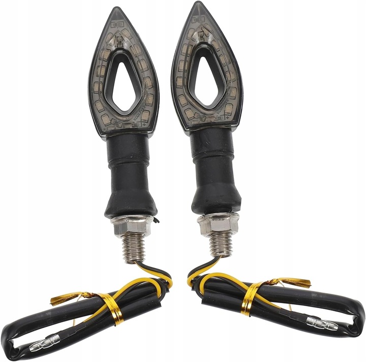 4 KIERUNKOWSKAZY MOTOCYKLOWE LED DO SKUTERA MOTOCYKLA QUAD KIERUNKI MIGACZE