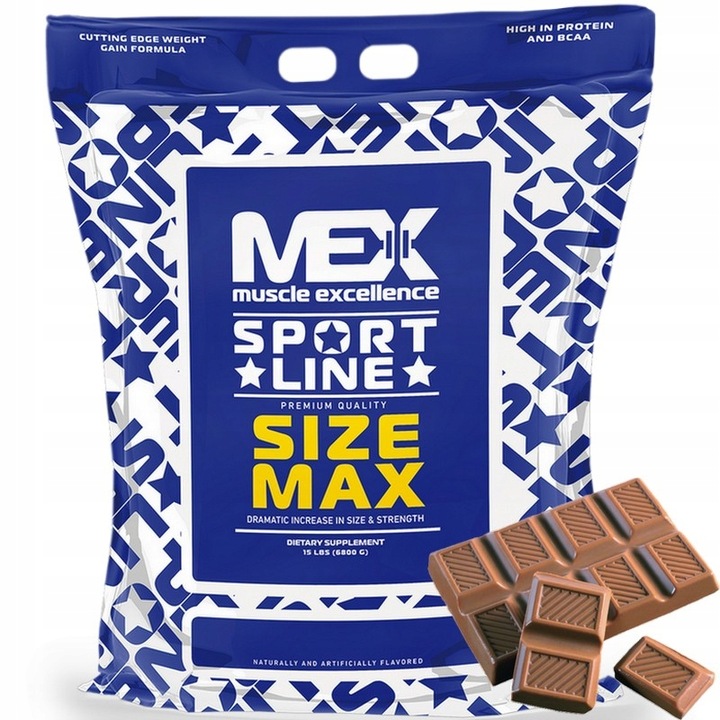 Odżywka GAINER MEX Size MAX 6800g na MASĘ 6,8KG