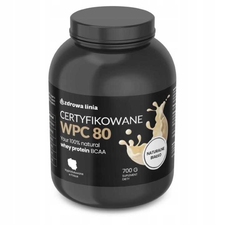 Certyfikowane Białko WPC 80 naturalne białko z BCAA