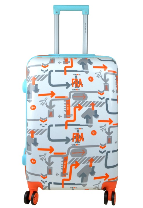 Średnia walizka na kółkach SUNBAG Fly360 Dual Color