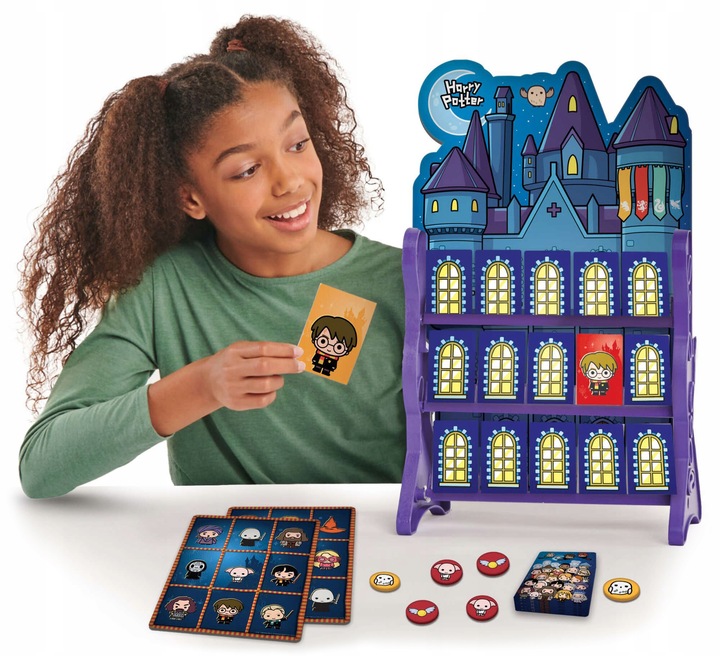 HARRY POTTER ZESTAW 8 GIER DLA DZIECI MEMO BINGO WARCABY KÓŁKO I KRZYŻYK