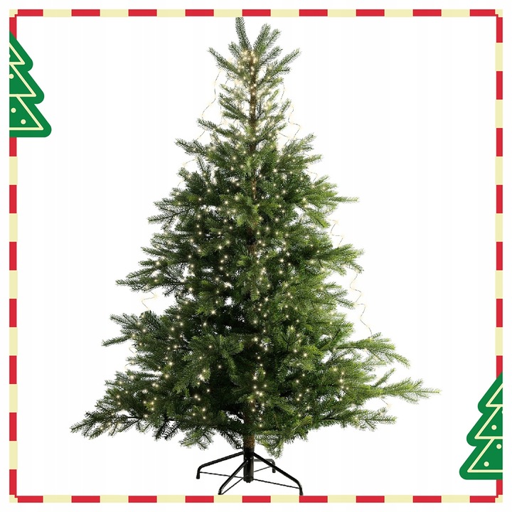 Lampki Choinkowe LED Ciepłe Białe Światełka Zewnętrzne 832 microLED 16x2,4m