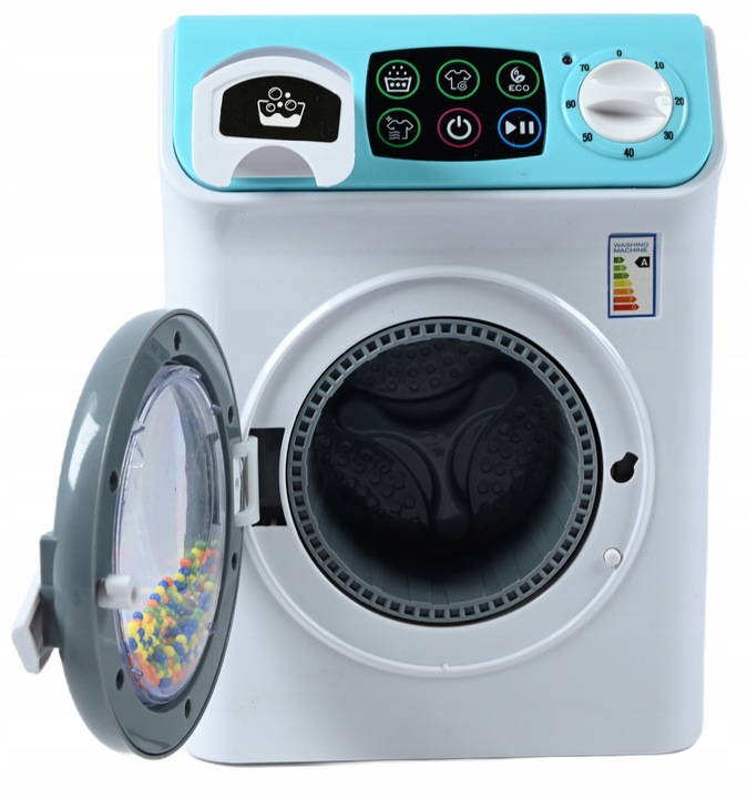 DUŻA PRALKA AUTOMATYCZNA RUCHOMY BĘBEN 4 PROGRAMY ŚWIATŁO DŹWIĘK