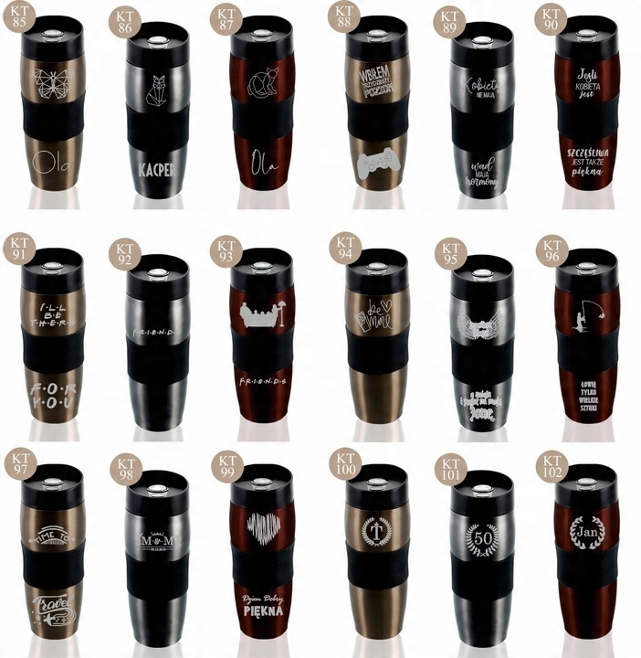 KUBEK TERMICZNY Z GRAWEREM prezent dla strażaka