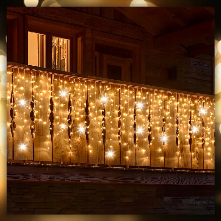 SOPLE LAMPKI CHOINKOWE 300 LED 14,5 M ZEWNĘTRZNE ŚWIĄTECZNE ŚWIATEŁKA FLASH