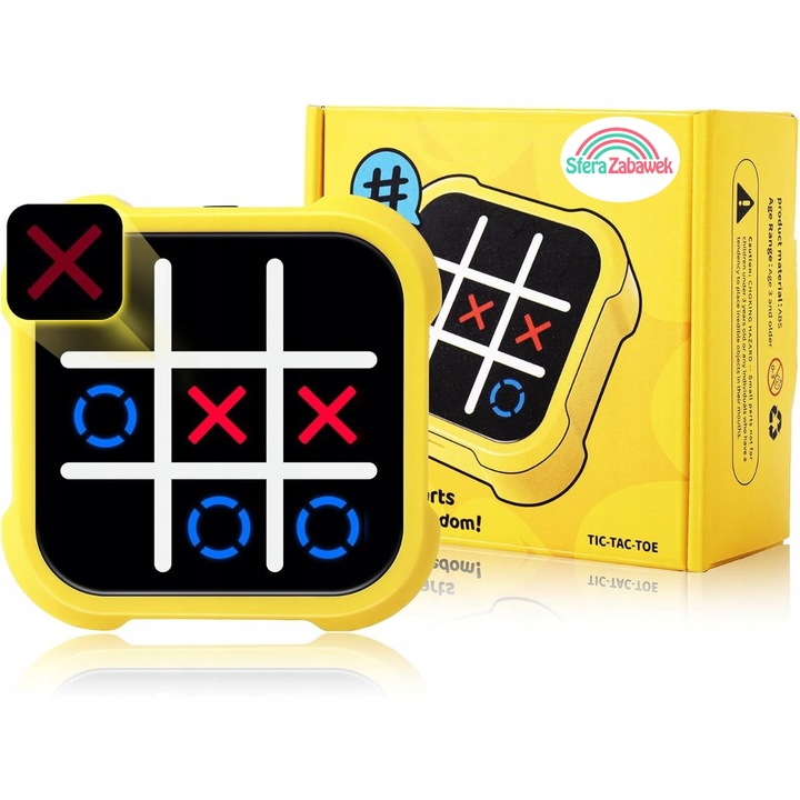 KÓŁKO I KRZYŻYK Gra Logiczna Elektroniczna Interaktywna PREZENT dla Dzieci